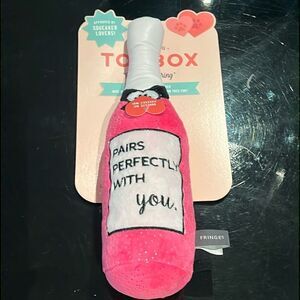 NWT Dog’s toy bottle pink